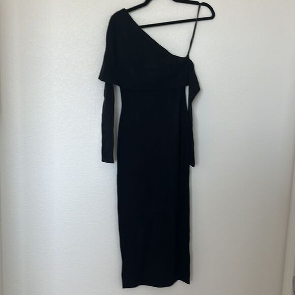 MINKPINK: KAIA KNIT MIDI SWEATER DRESS - BLACK NEW NWT - Picture 10 of 10